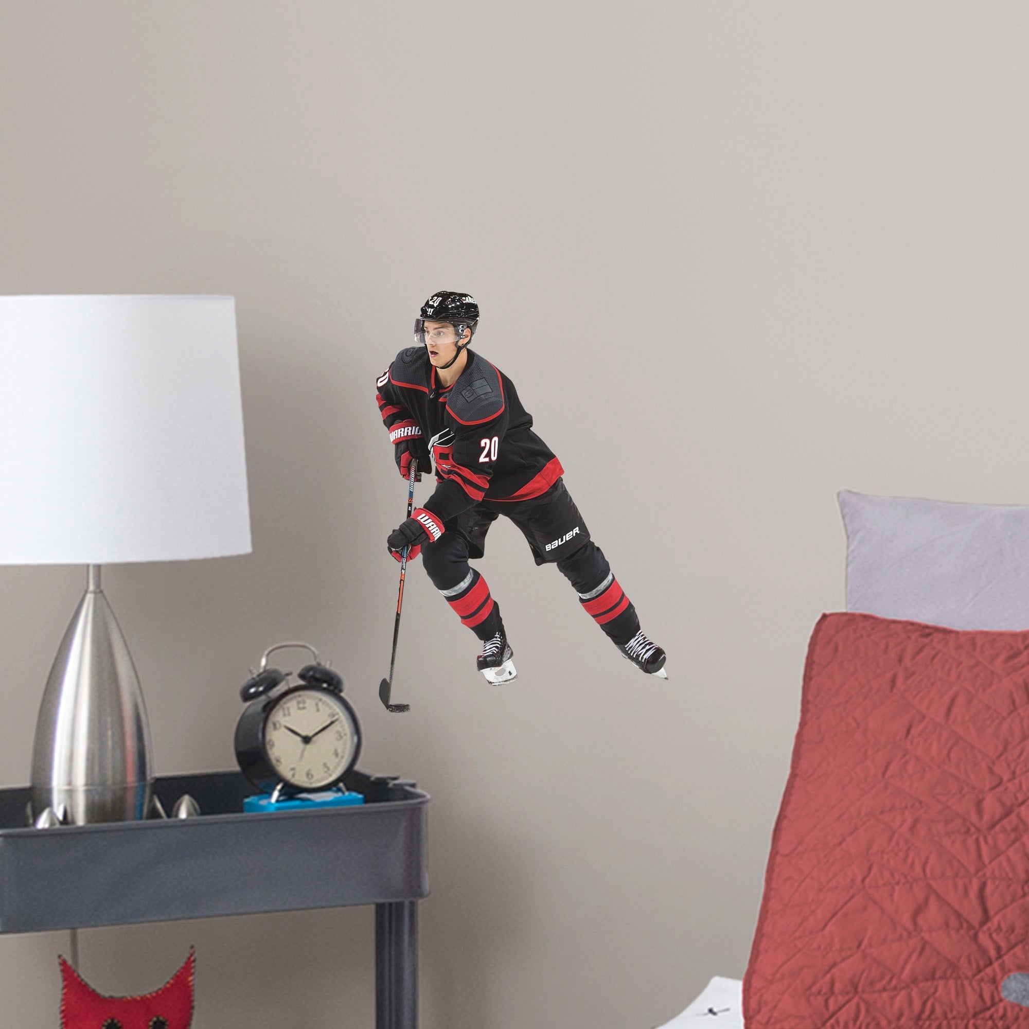 Sebastian Aho for Carolina Hurricanes - Officially Licensed NHL Removable Wall Decal Large by Fathead | Vinyl