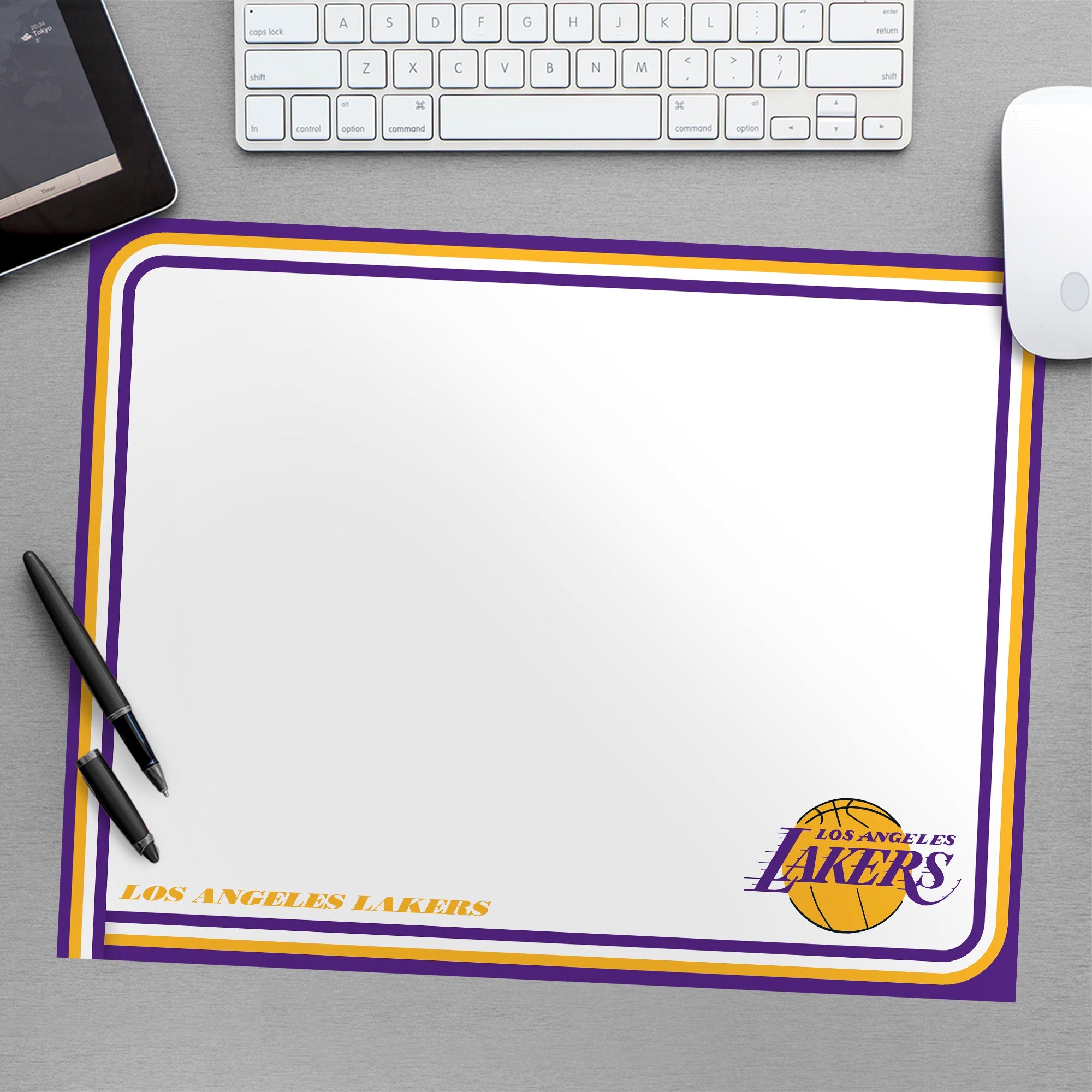 Los Angeles Lakers for Los Angeles Lakers: Dry Erase Whiteboard - Officially Licensed NBA Removable Wall Decal Large by Fathead