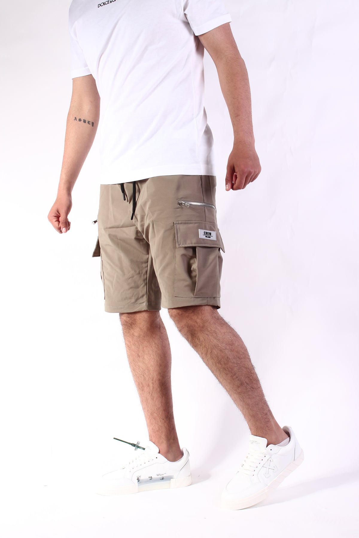 cargo pants zipper shorts