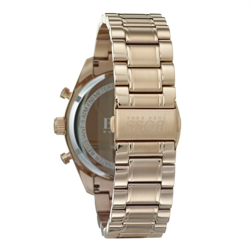 hugo boss trophy watch rose gold