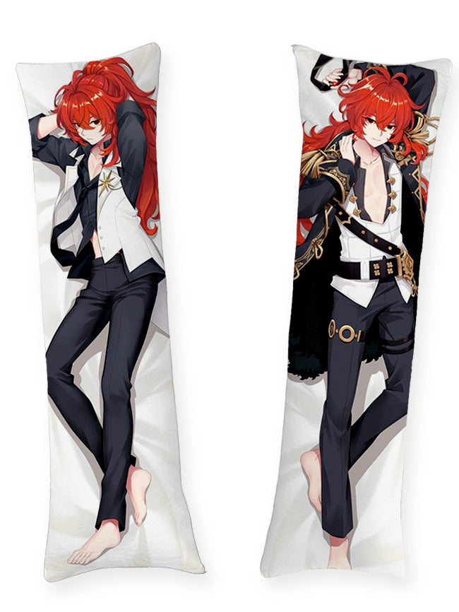 Genshin Impact Diluc Body Pillow | Dakimakuras | Anime Body Pillow