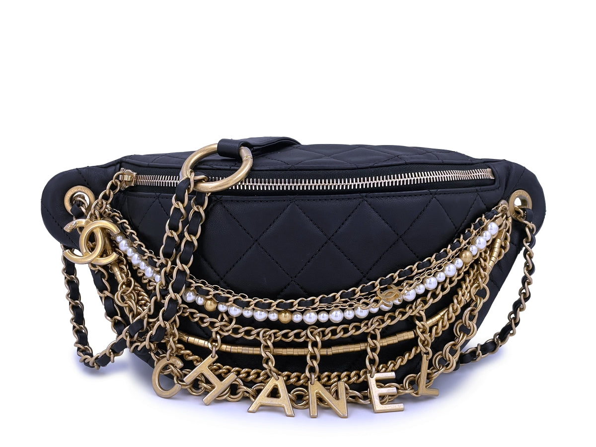 Chanel Pre-Fall 2019 All About Chains Waist Bag & Dior Men x Shawn