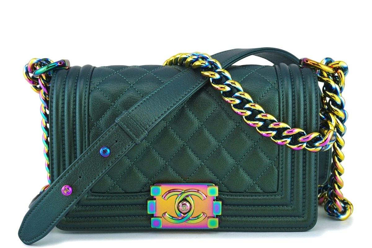 Chanel Small Boy Flap Bag Black Velvet Emerald-Cut Crystal Clasp GHW – Boutique  Patina