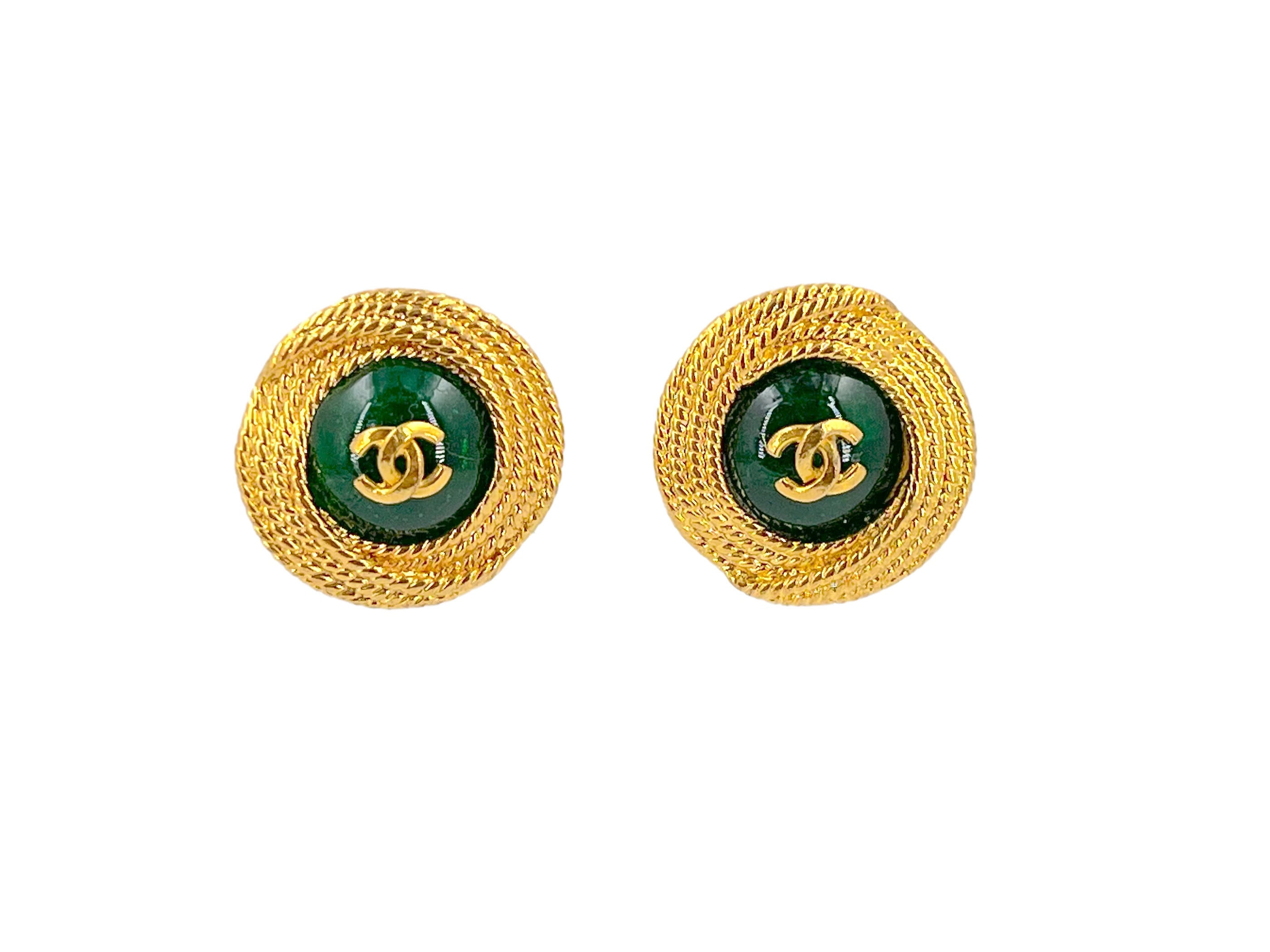 CHANEL, Jewelry, Chanel Cc Turnlock Earrings Vintage