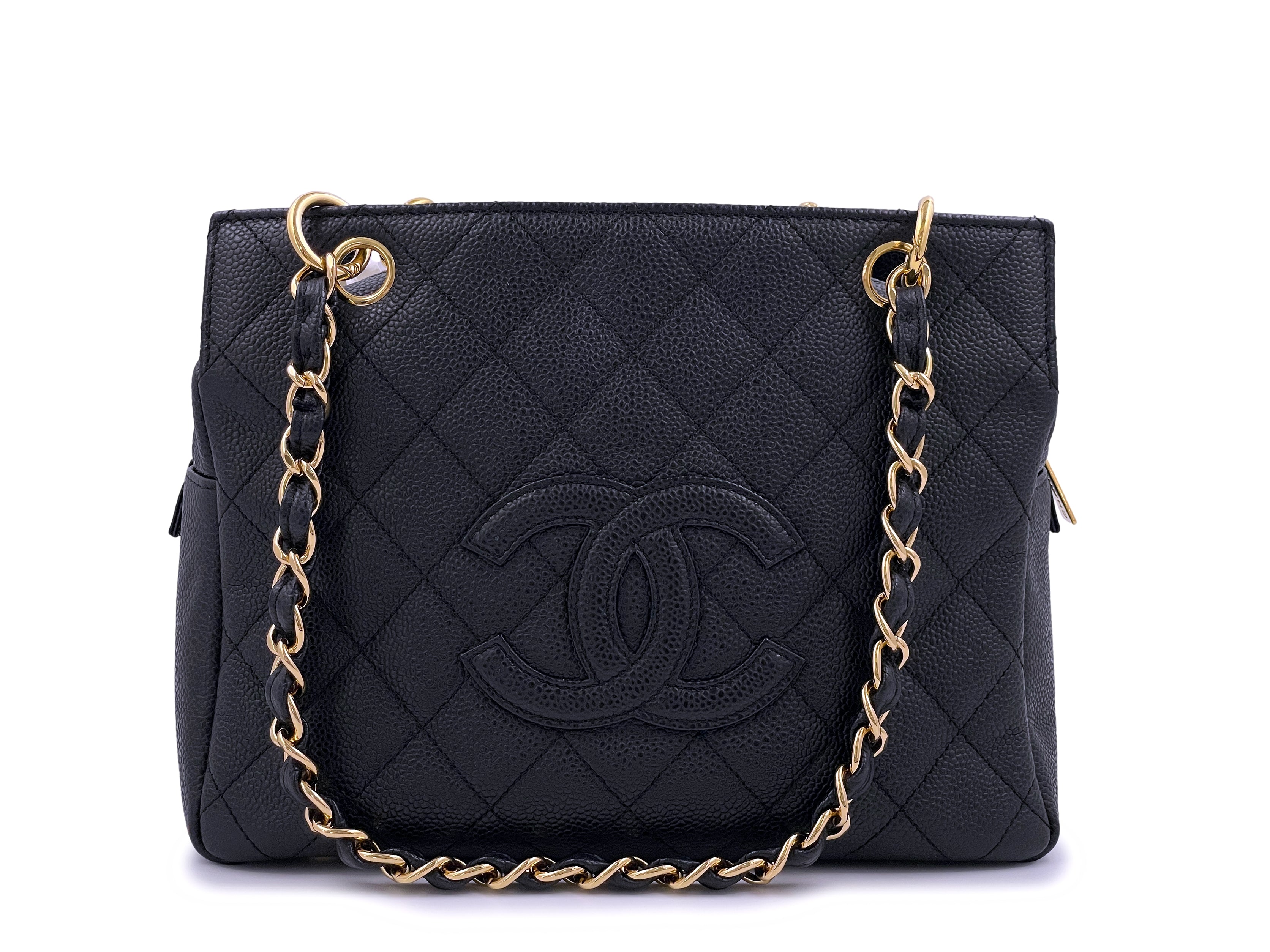 Chanel Vintage Caviar Petite Timeless Shopper Tote PTT Bag Black – Boutique  Patina