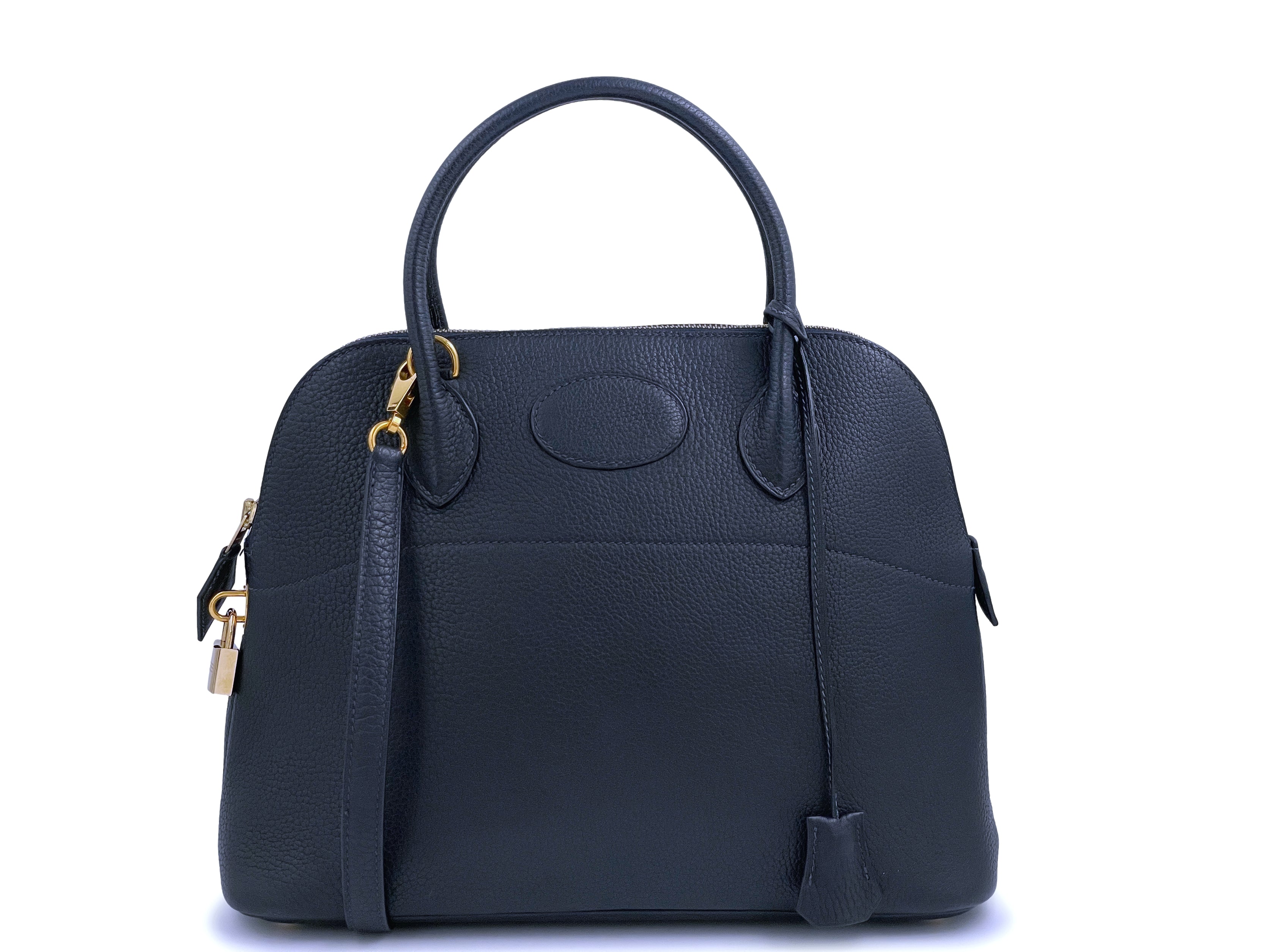 Hermes City backpack in Bleu indigo