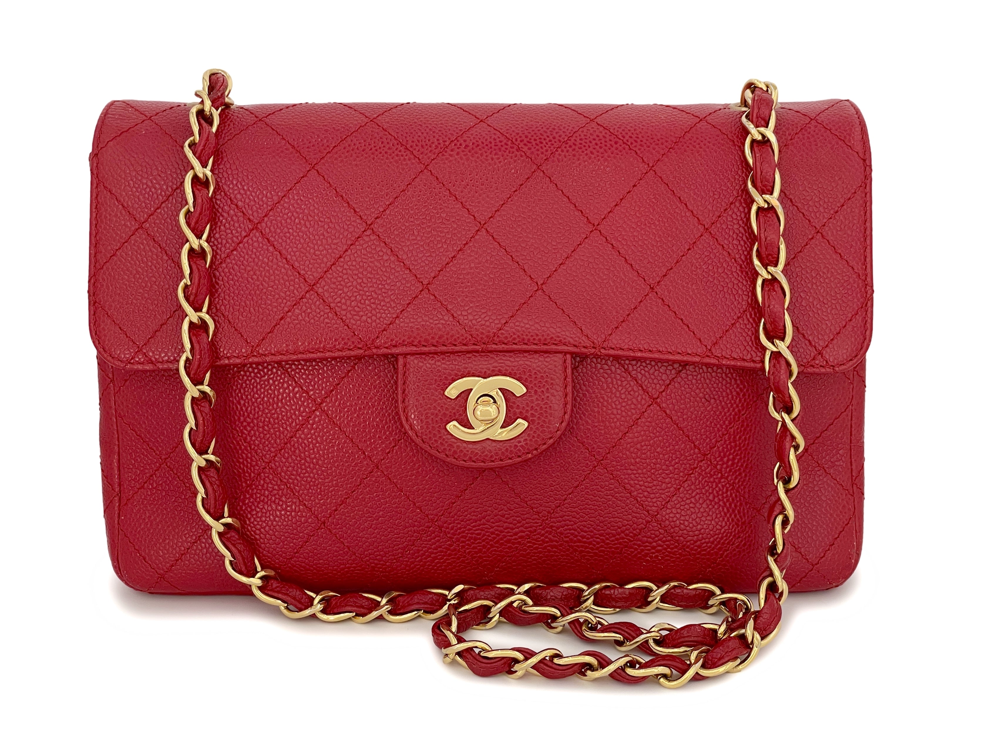 Chanel 2000 Vintage Red Caviar Flap Bag 24k GHW – Boutique Patina