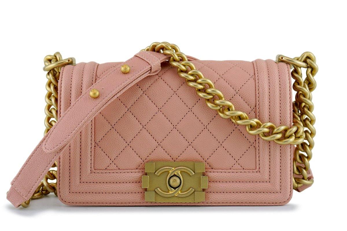 New Chanel 18S Pearly Pink Caviar Large Classic O Case Clutch Bag –  Boutique Patina