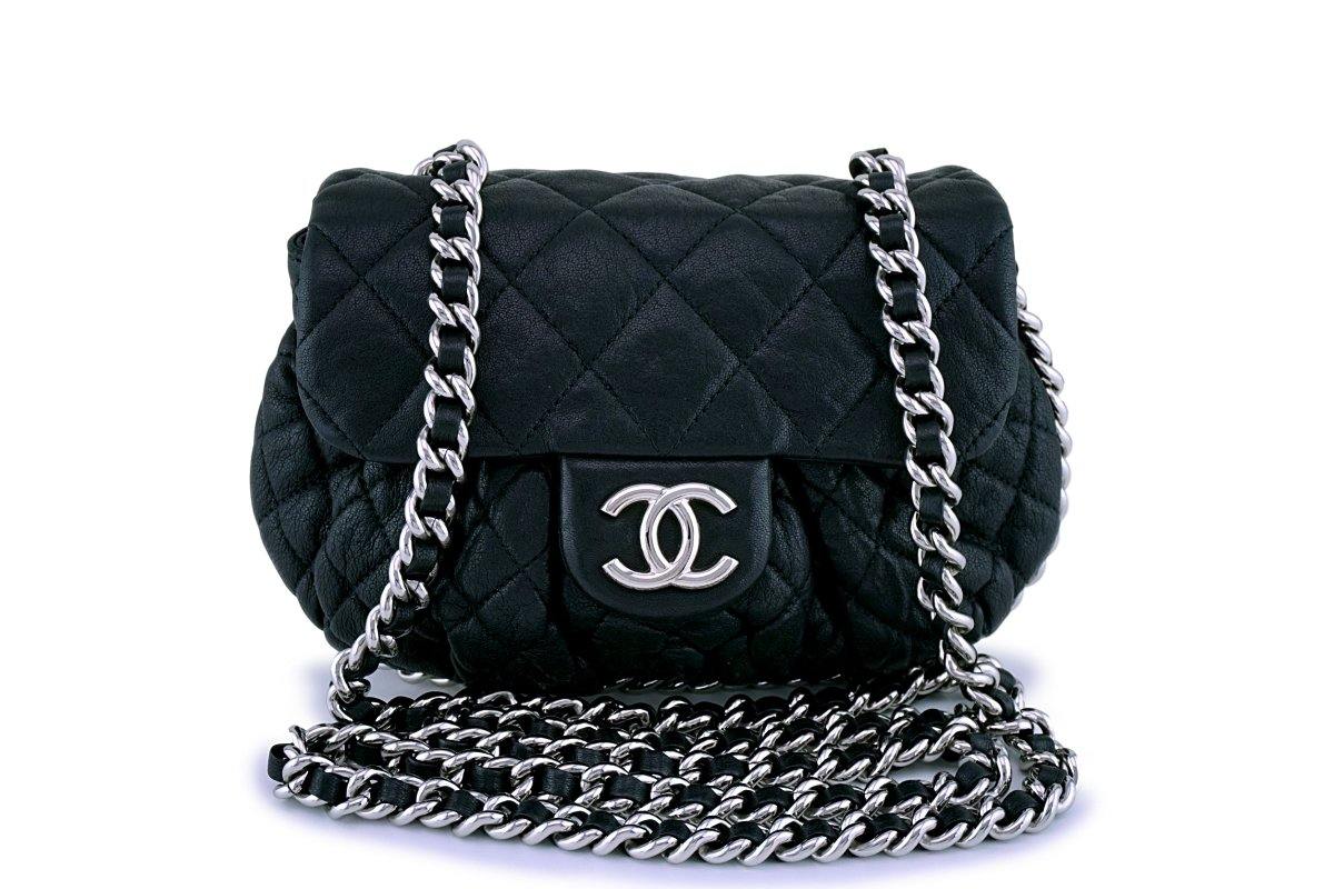 Chanel Business Affinity Clutch with Chain Flap, Black Caviar