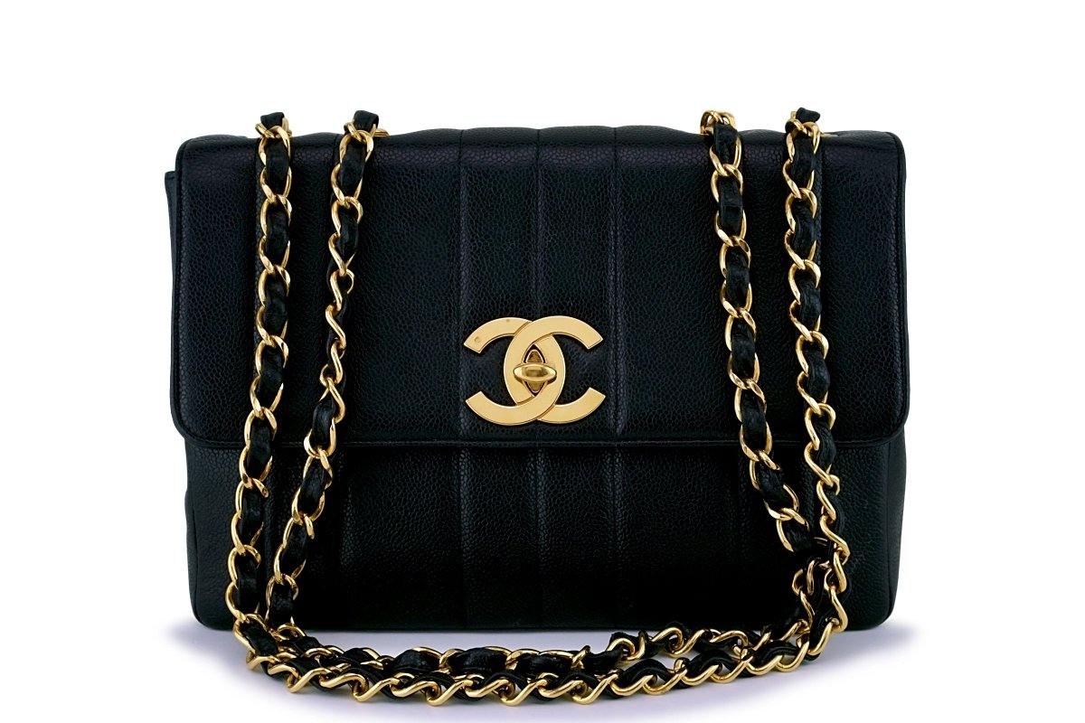Chanel Caviar Quilted Jumbo Classic Pink Double Flap  Luxury GoRound