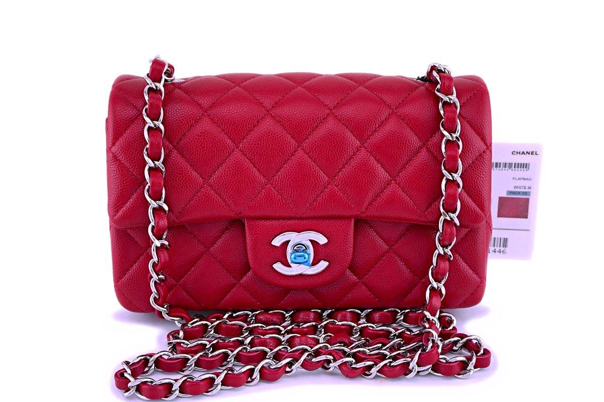 Chanel 18B Small Classic Flap Caviar Red – THE PURSE AFFAIR