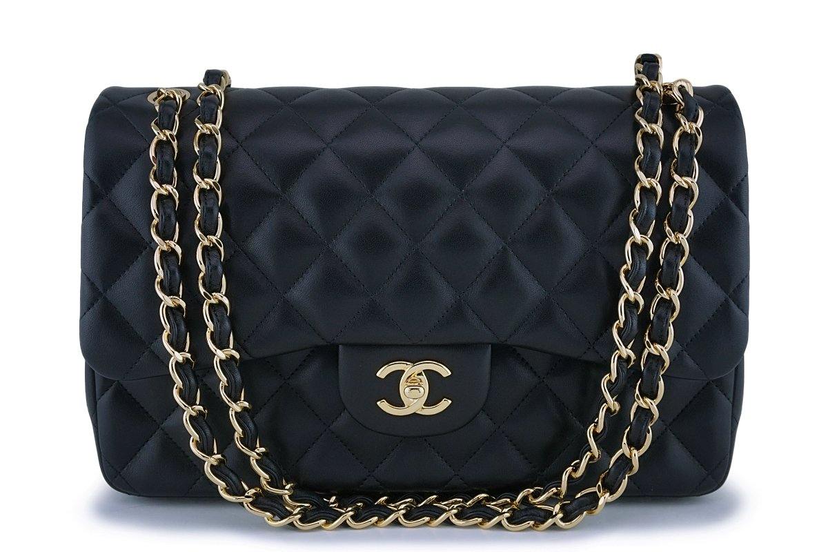 Chanel Beige Clair Lambskin Jumbo Classic Double Flap Bag GHW – Boutique  Patina