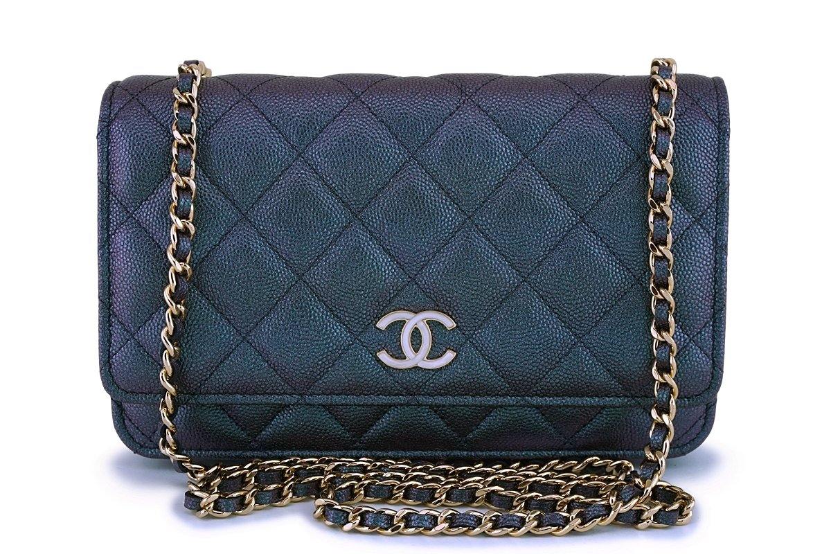 NIB 19B Chanel Black Caviar Classic XL Card Wallet Case GHW – Boutique  Patina