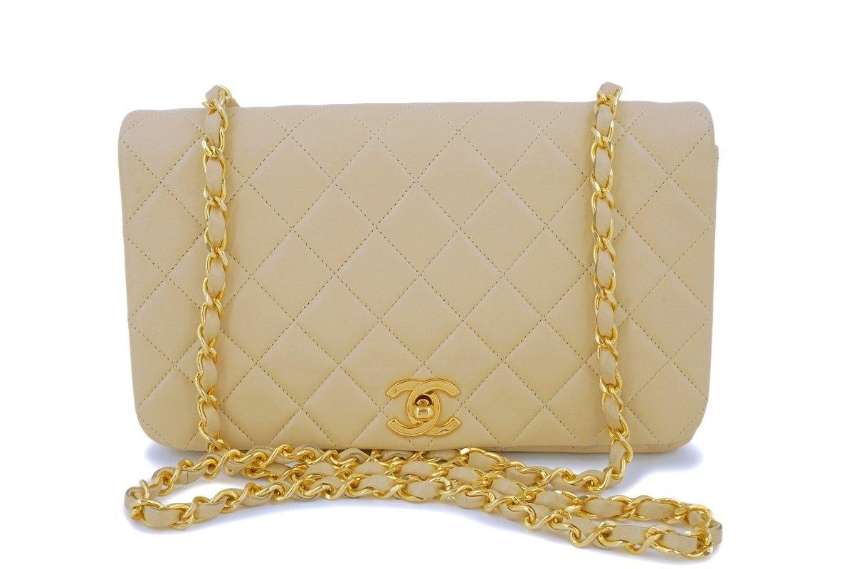 Chanel Timeless Classic Double Flap Bag With 24K Gold-Plated
