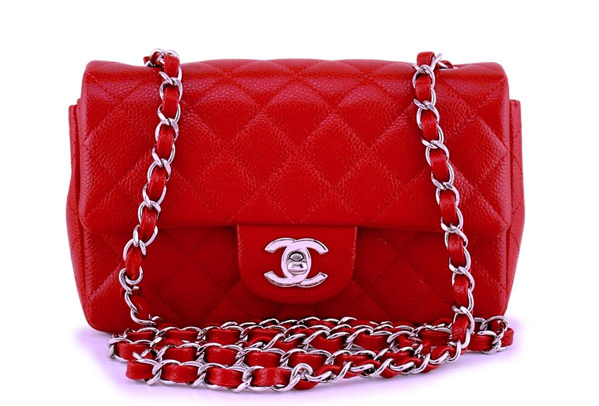 Chanel Pre-owned 2.55 Double Flap Shoulder Bag - Red