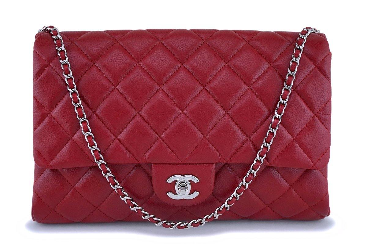 Chanel Caviar Leather Classic Clutch with Chain (SHF-e5R9s1) – LuxeDH