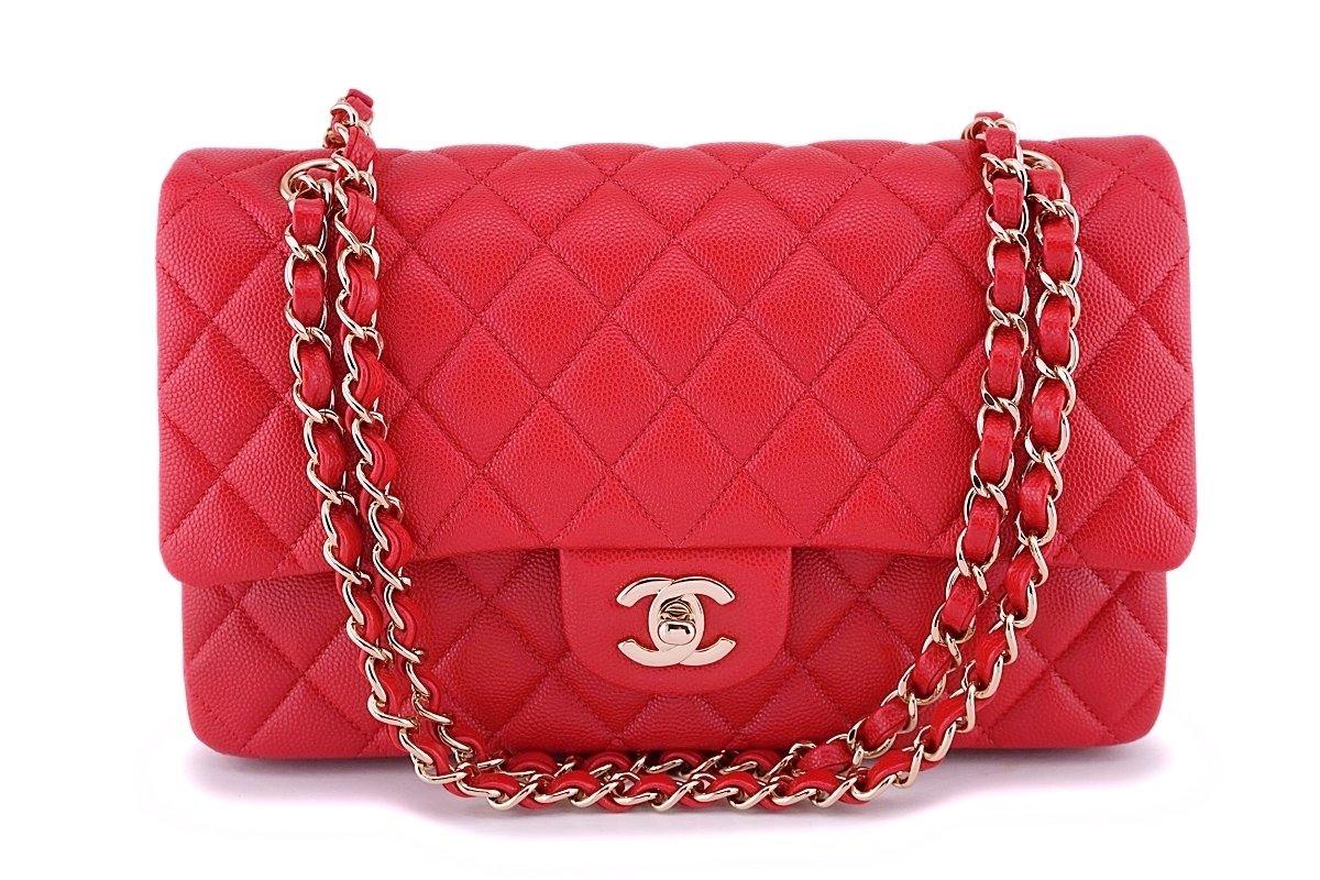 Chanel Classic Flap Medium Caviar Burgundy SHW SYL1092 – LuxuryPromise