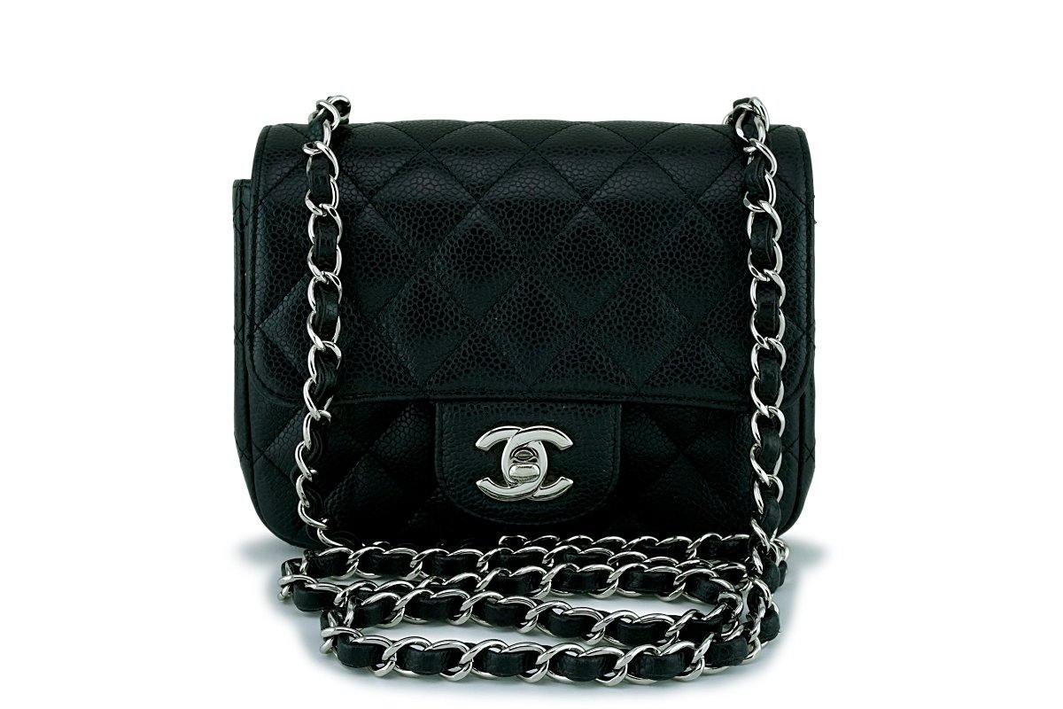 Chanel Mini Pouch Caviar Black SHW