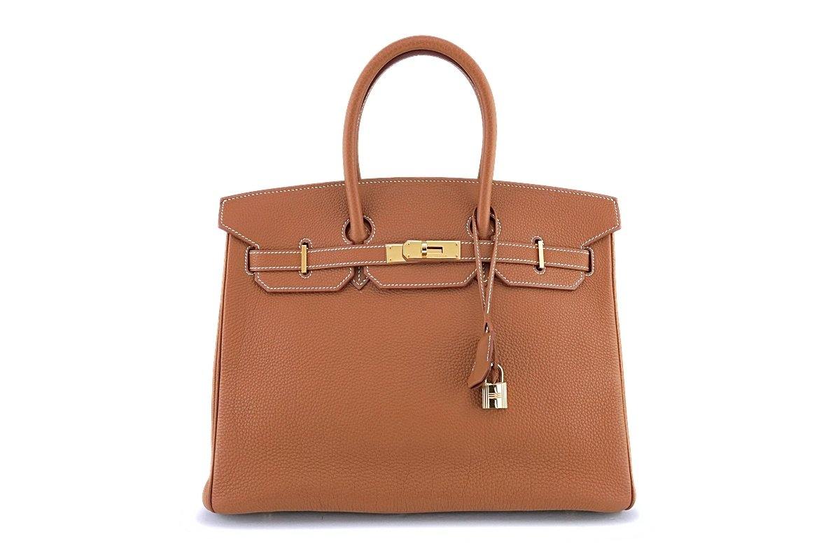 Hermes Birkin Bag 35cm Gold Togo Leather