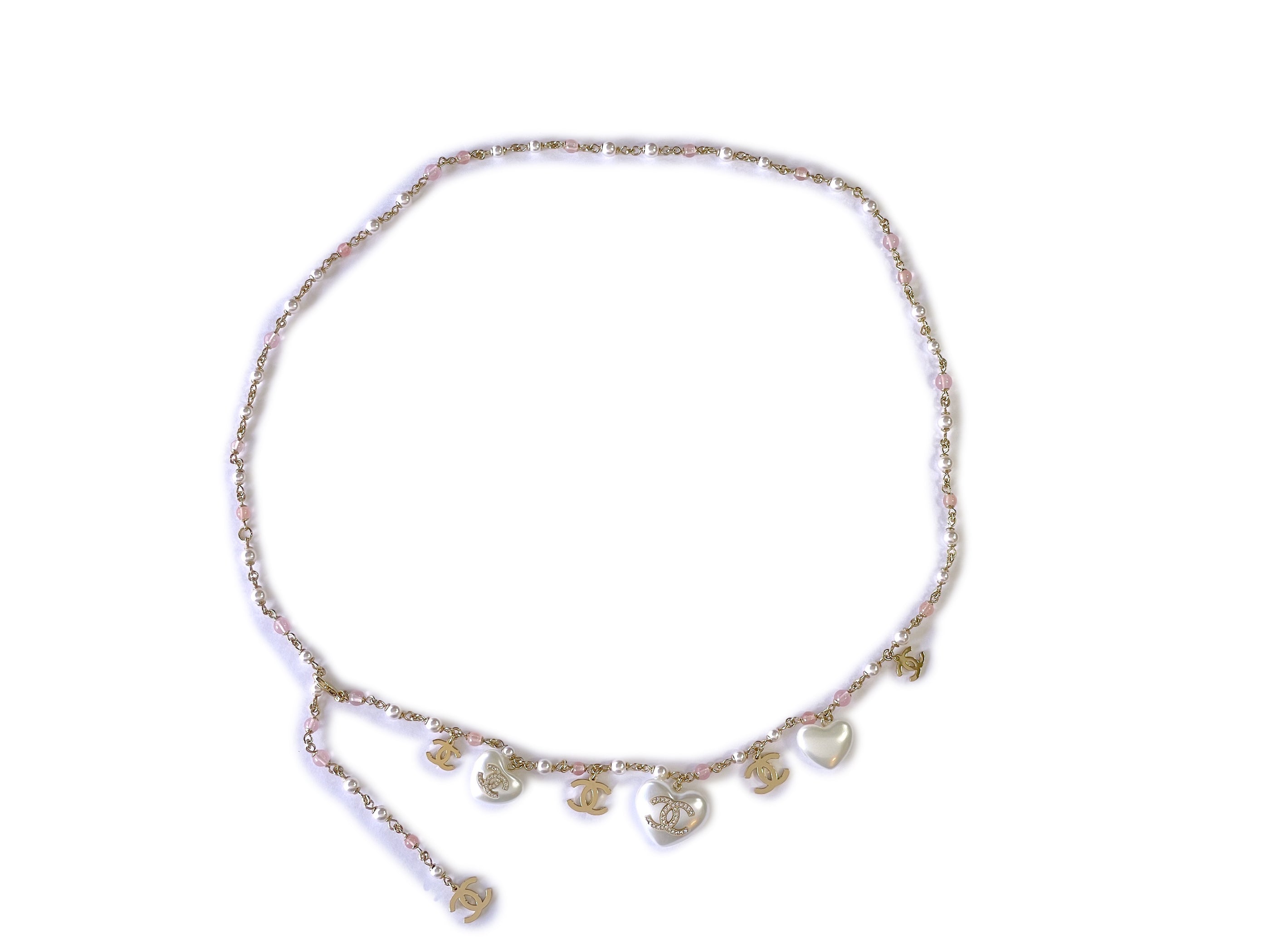 Chanel 21B Coco Neige Pearl Heart Crystal Choker Necklace – Boutique Patina