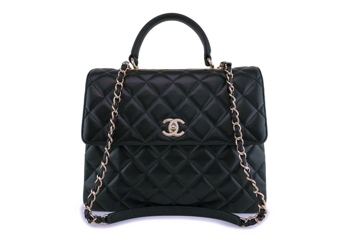 16K Chanel Black Classic Boy Jacket Small Flap Bag – Boutique Patina