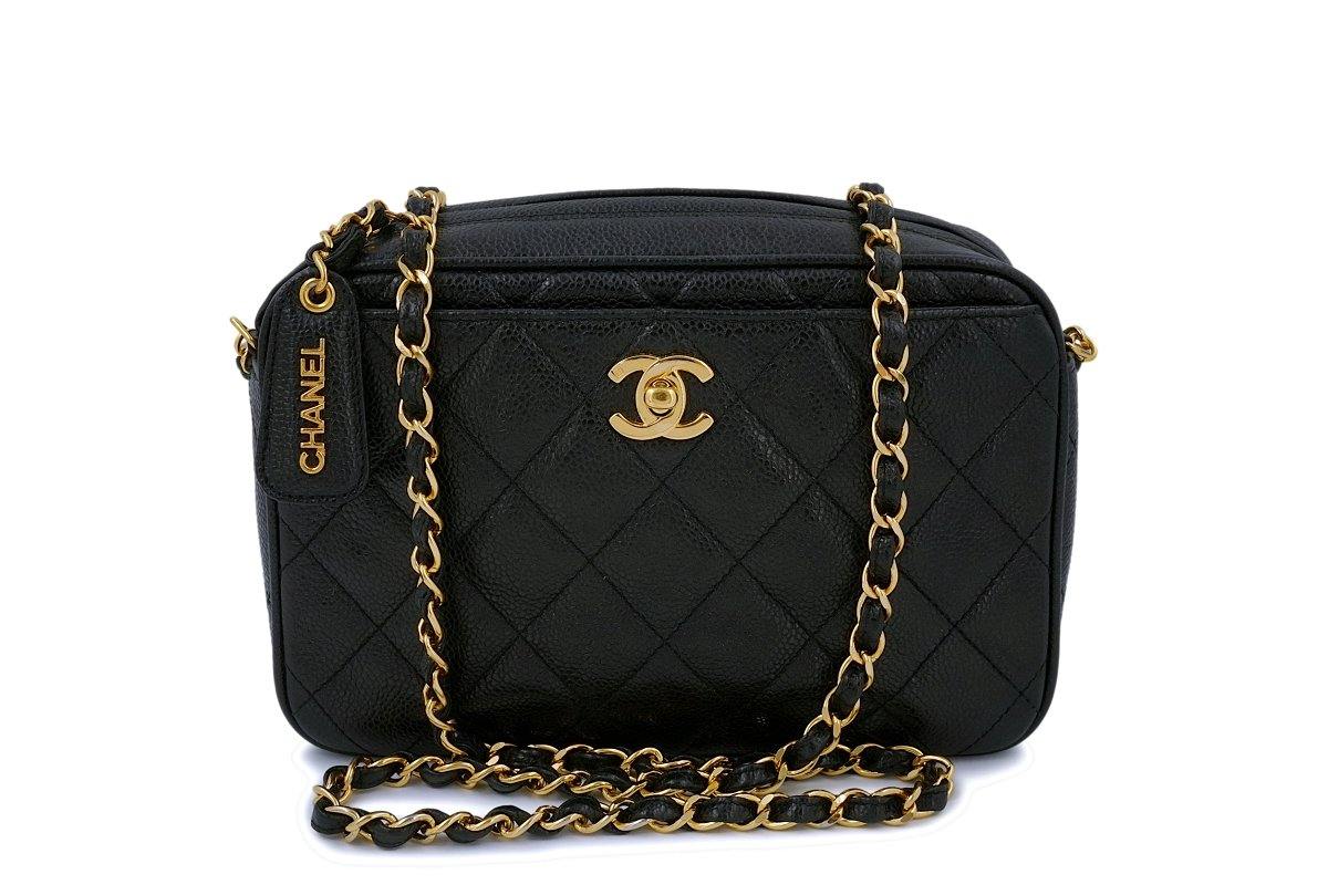 Chanel Vintage Black Lambskin Curved Flap Bag 24k GHW – Boutique Patina