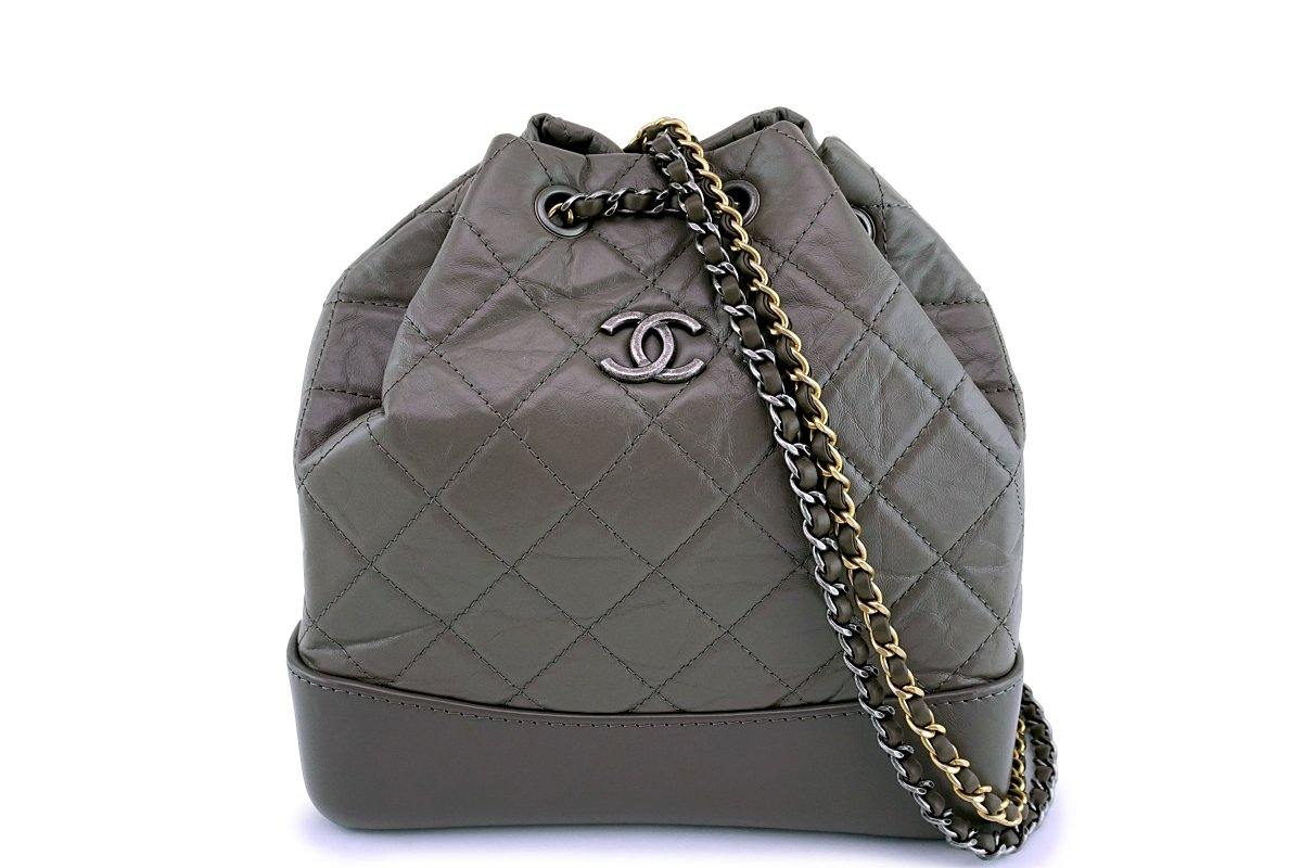 chanel gabrielle bag grey