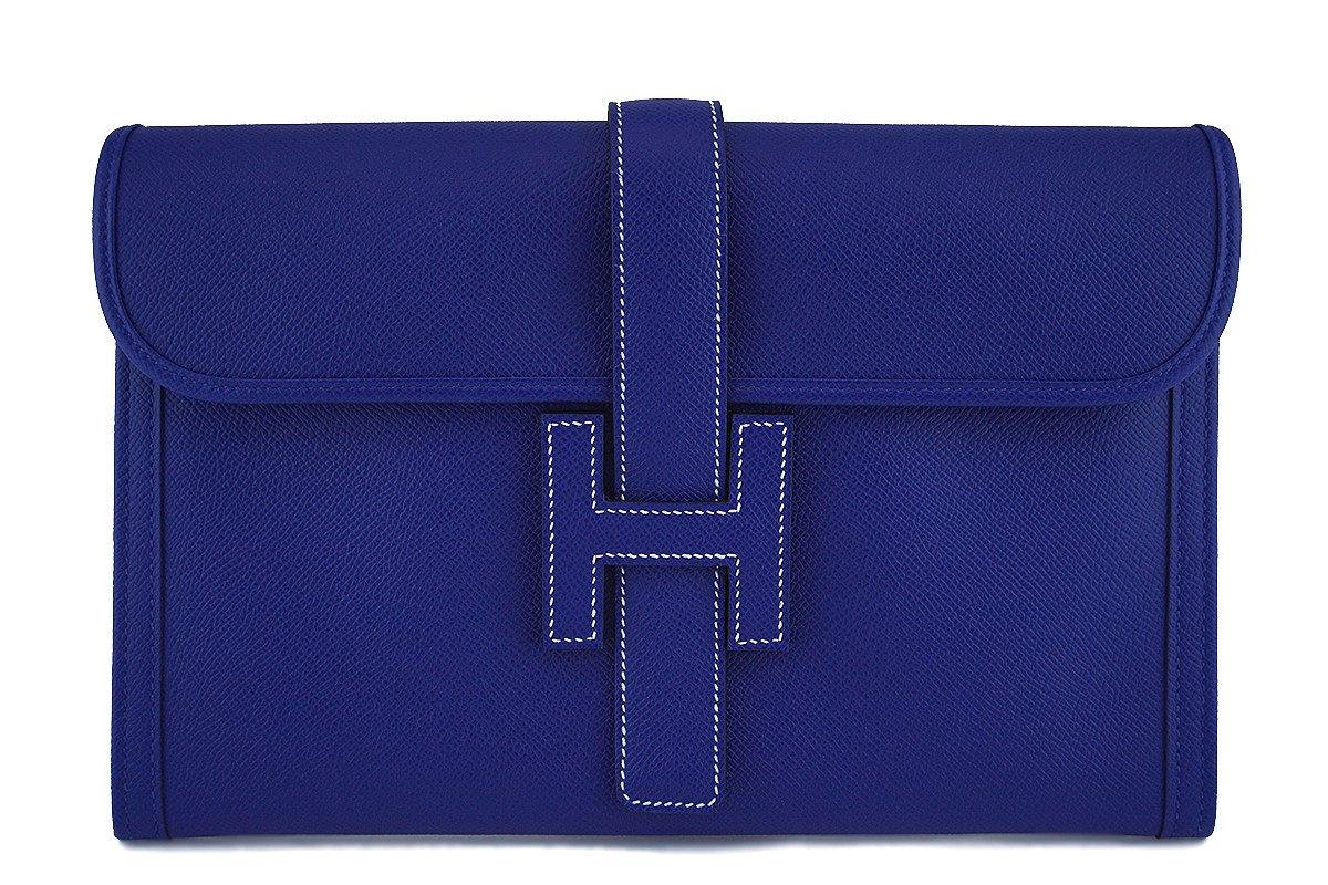 New 2017 Hermes 29cm Electric Blue Jige 