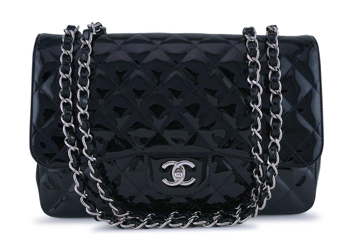 Chanel Black Jumbo Patent Bon Bons Shopper Tote Bag – Boutique Patina