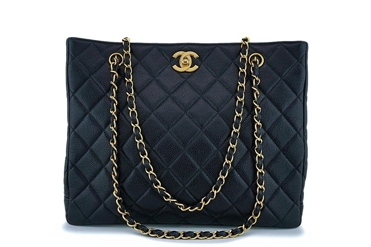 Chanel Timeless Tote Bag Caviar Black Ghw - Luxury Shopping