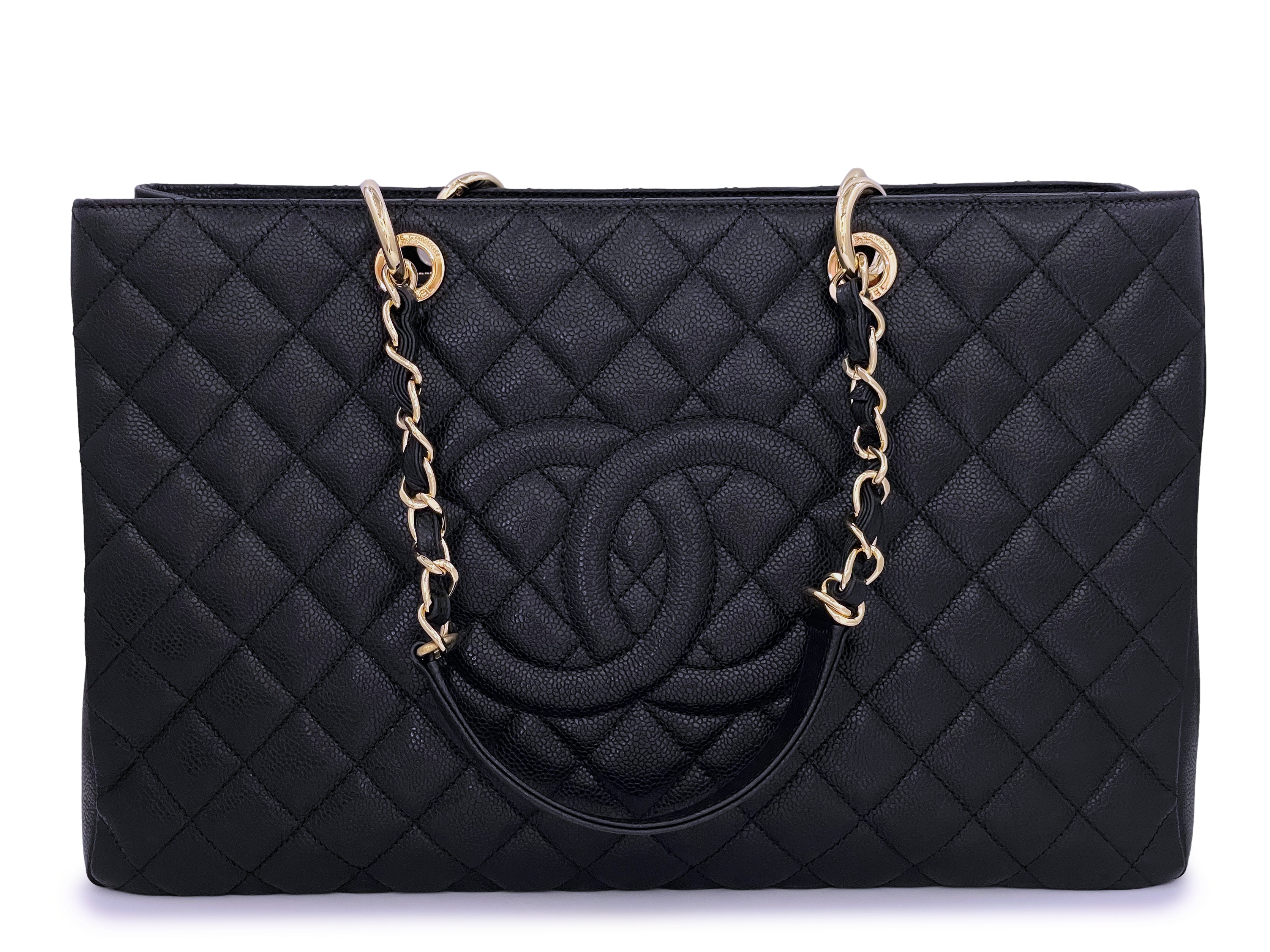 Chanel Quilted Caviar Grand Shopping Tote GST