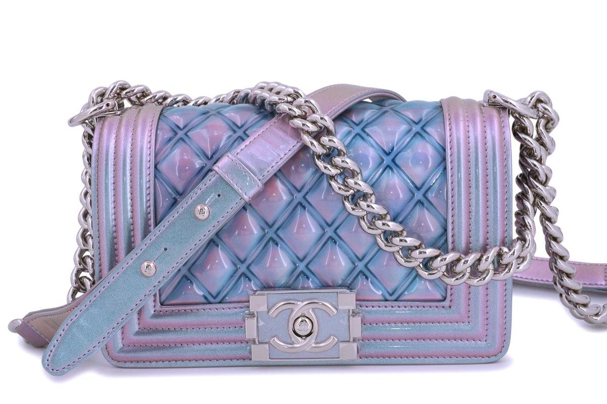18S Chanel Iridescent Purple Mermaid Small Water Boy Flap Bag – Boutique  Patina