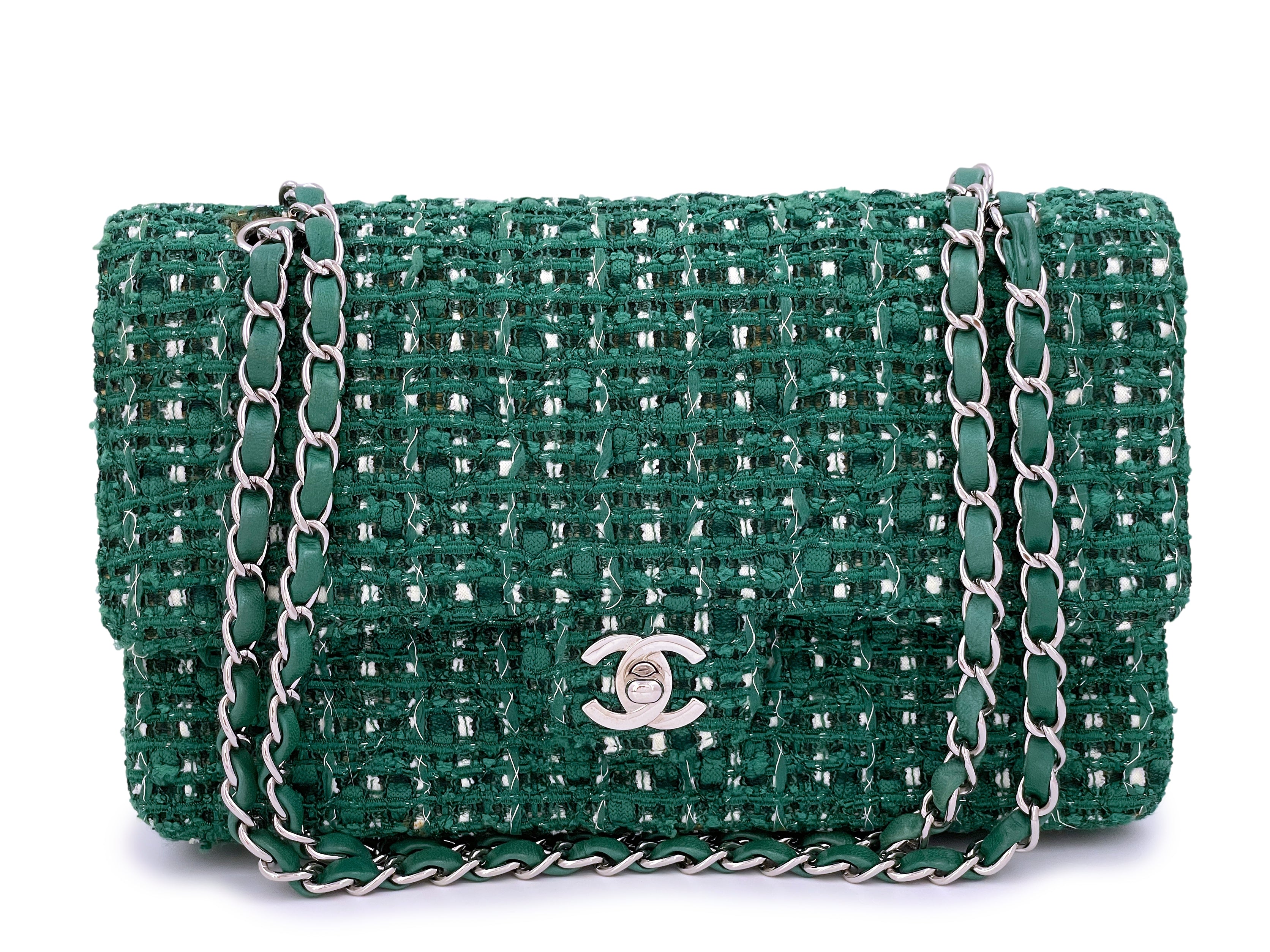 chanel mini tweed flap bag