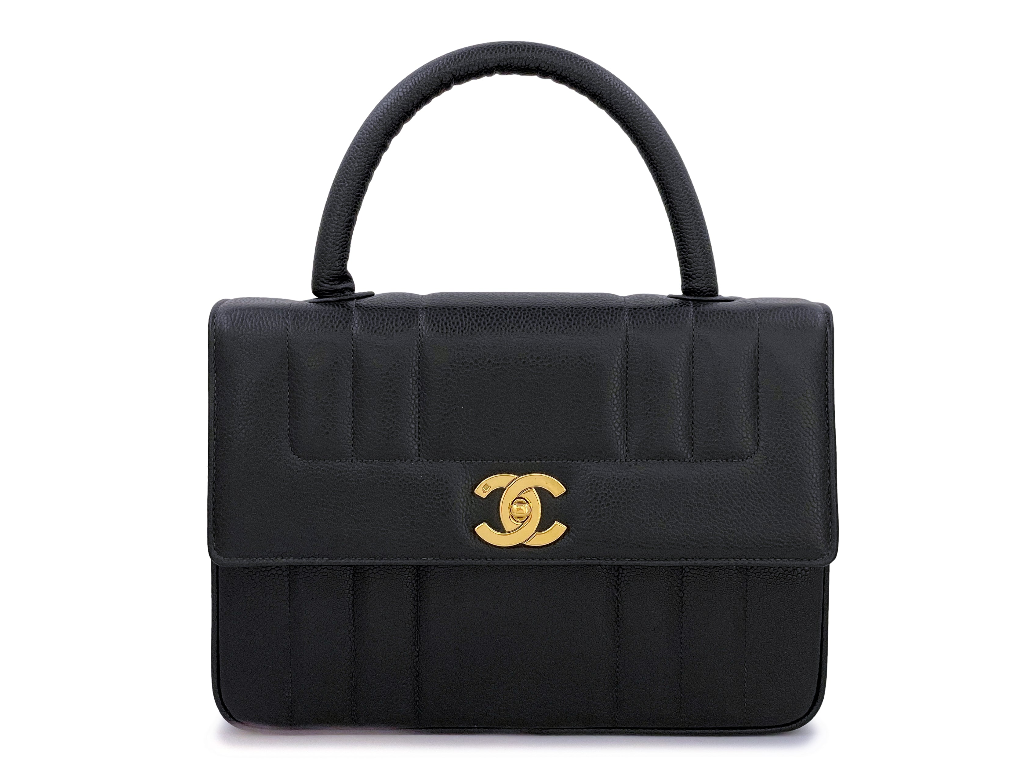 Chanel Black Quilted Lambskin Vintage Flap Bag – The Hosta