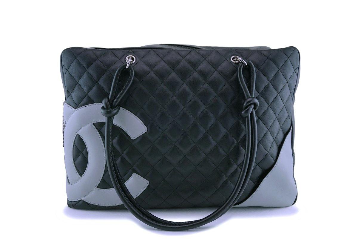 Cambon large rectangle leather handbag Chanel White in Leather - 30506332
