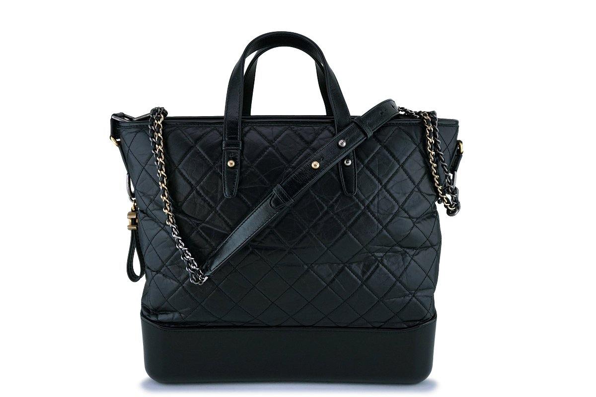 Chanel Gabrielle Shopping Tote Bag Large Black