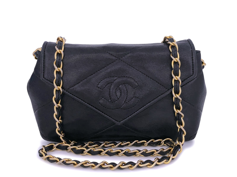 Chanel 1988 Vintage Black Timeless Mini Flap Bag 24k GHW – Boutique Patina