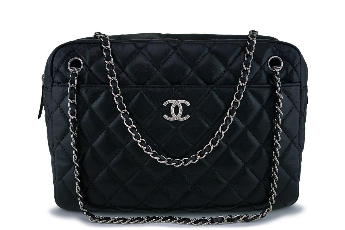 Chanel Large Calfskin Classic Camera Case Bag SHW – Boutique Patina