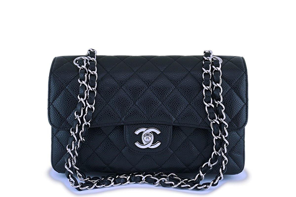 Chanel Black Caviar Small Classic Double Flap Bag SHW – Boutique Patina