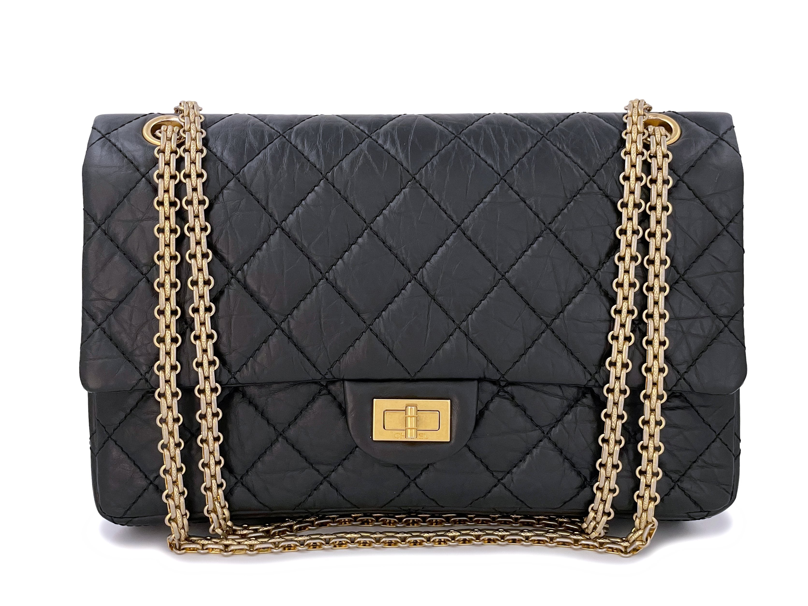 Chanel 2.55 Reissue 226 Lamb Black