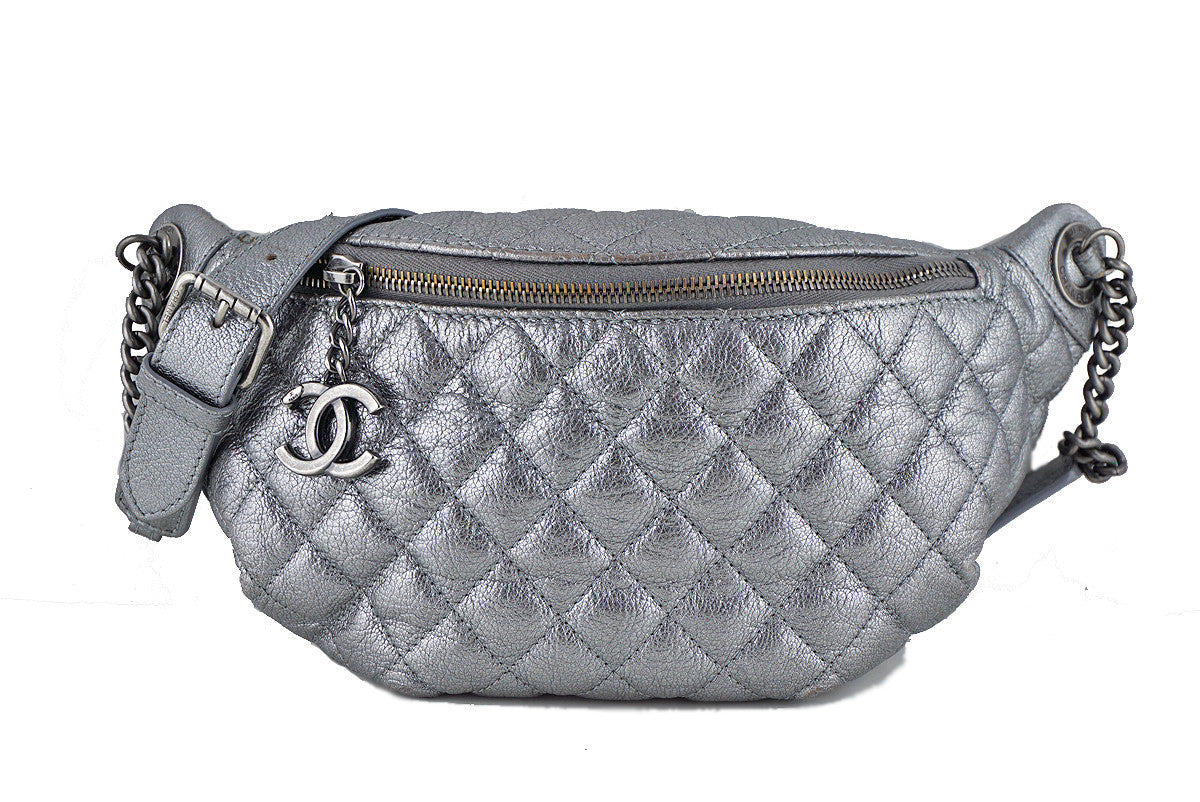 Chanel Silver Quilted Classic Fanny Pack Bag – Boutique Patina