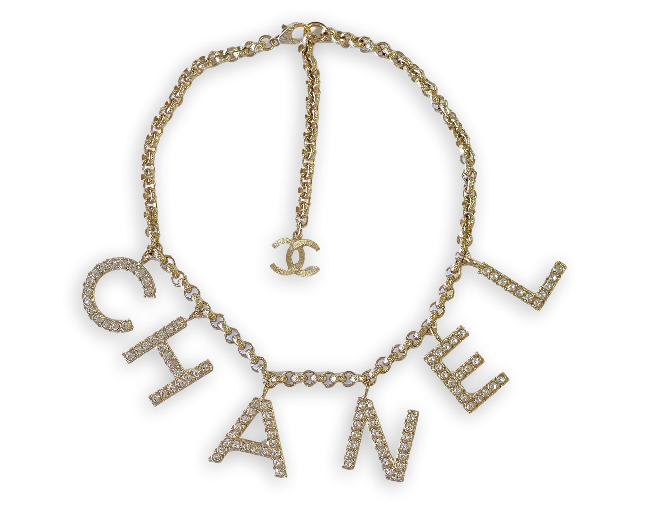 Chanel 19S XL CC CHOKER Golden Metal ref.613338 - Joli Closet