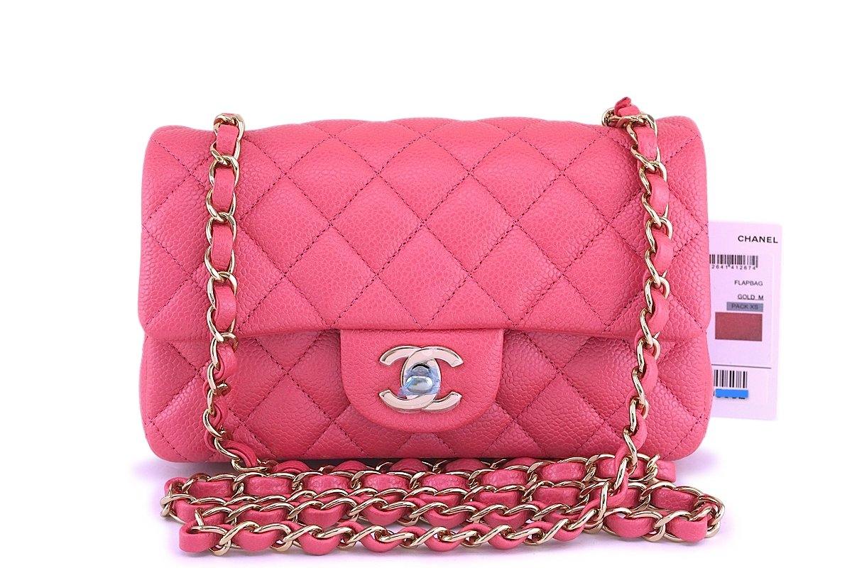 Chanel - Authenticated Timeless/Classique Handbag - Leather Pink Plain for Women, Very Good Condition