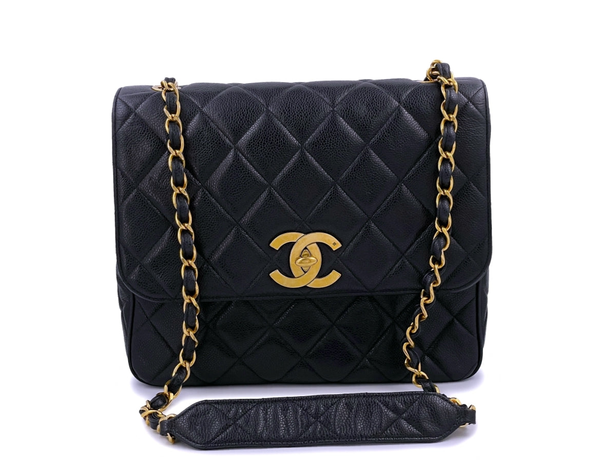 Chanel LikeAWallet Flap Bag Caviar Black LGHW  Laulay Luxury