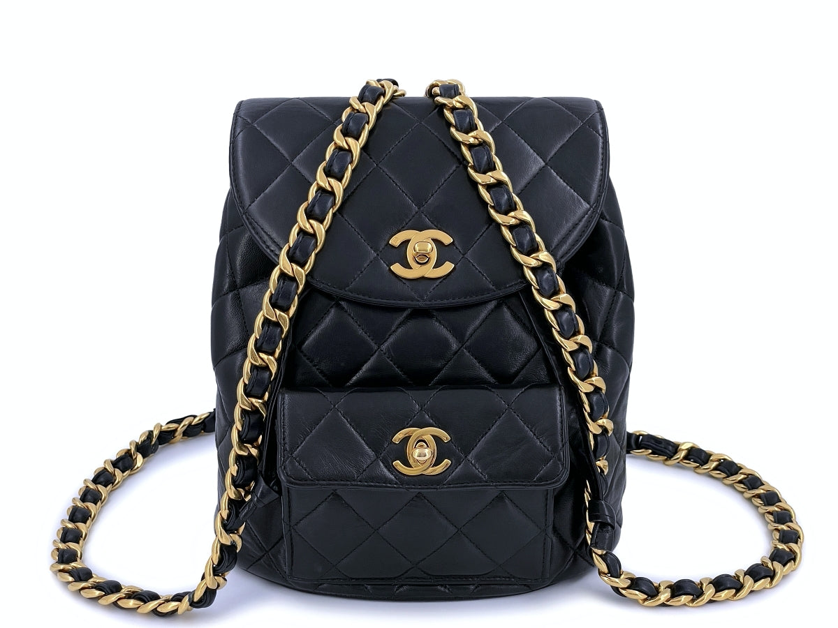 chanel mini flap bag new black