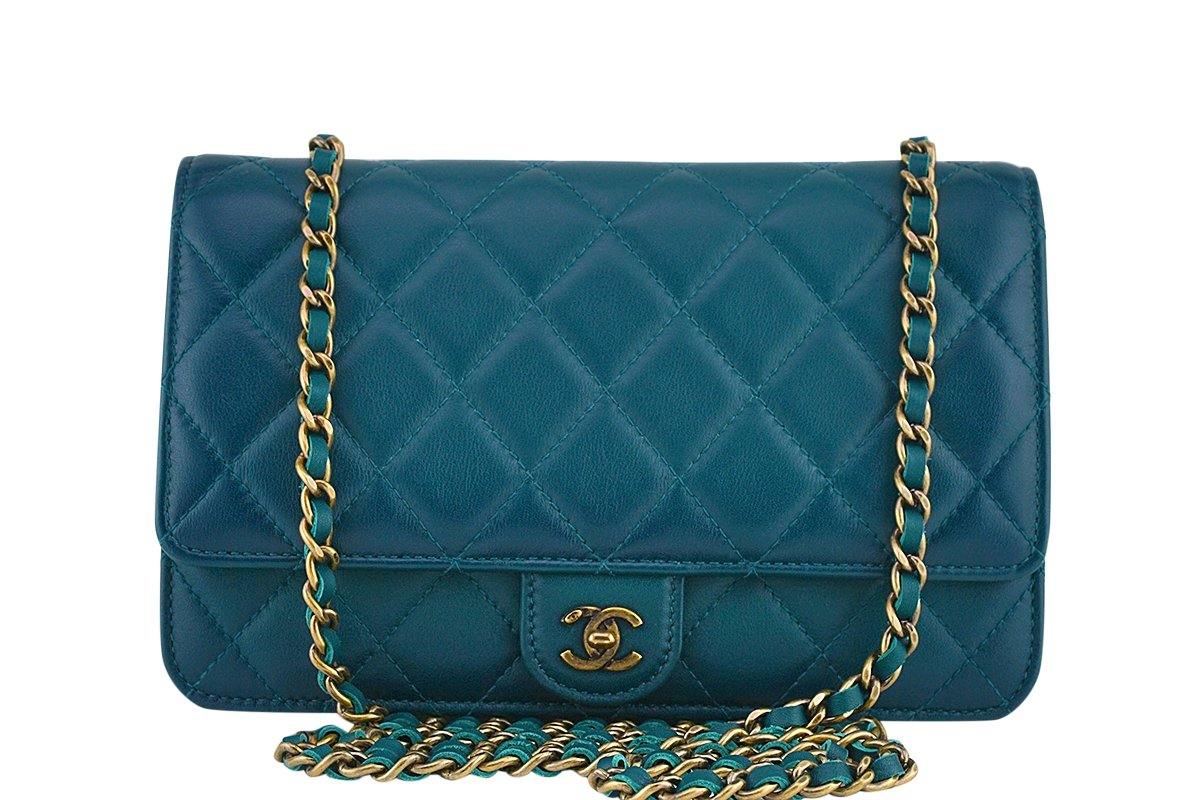 Chanel Pre-owned 1995 Classic Flap Two-in-One Handbag Set - Green