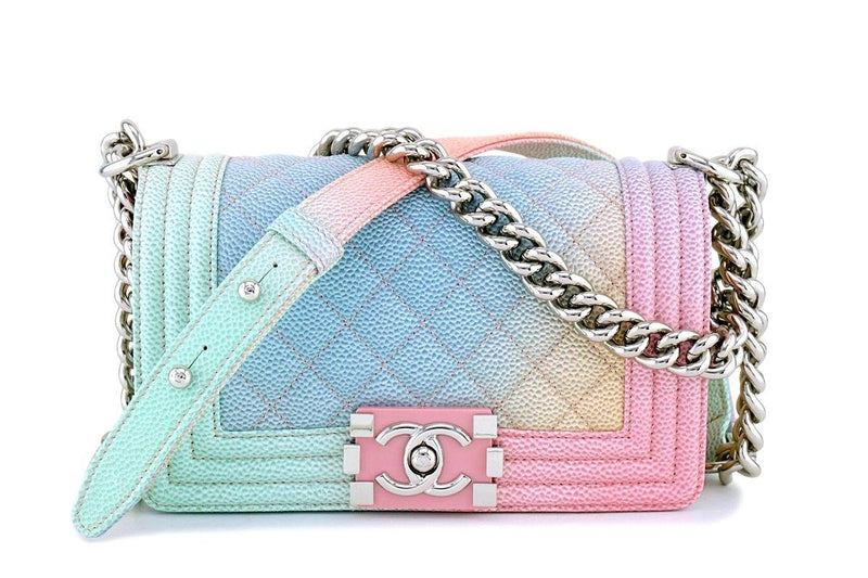 pastel rainbow chanel bag