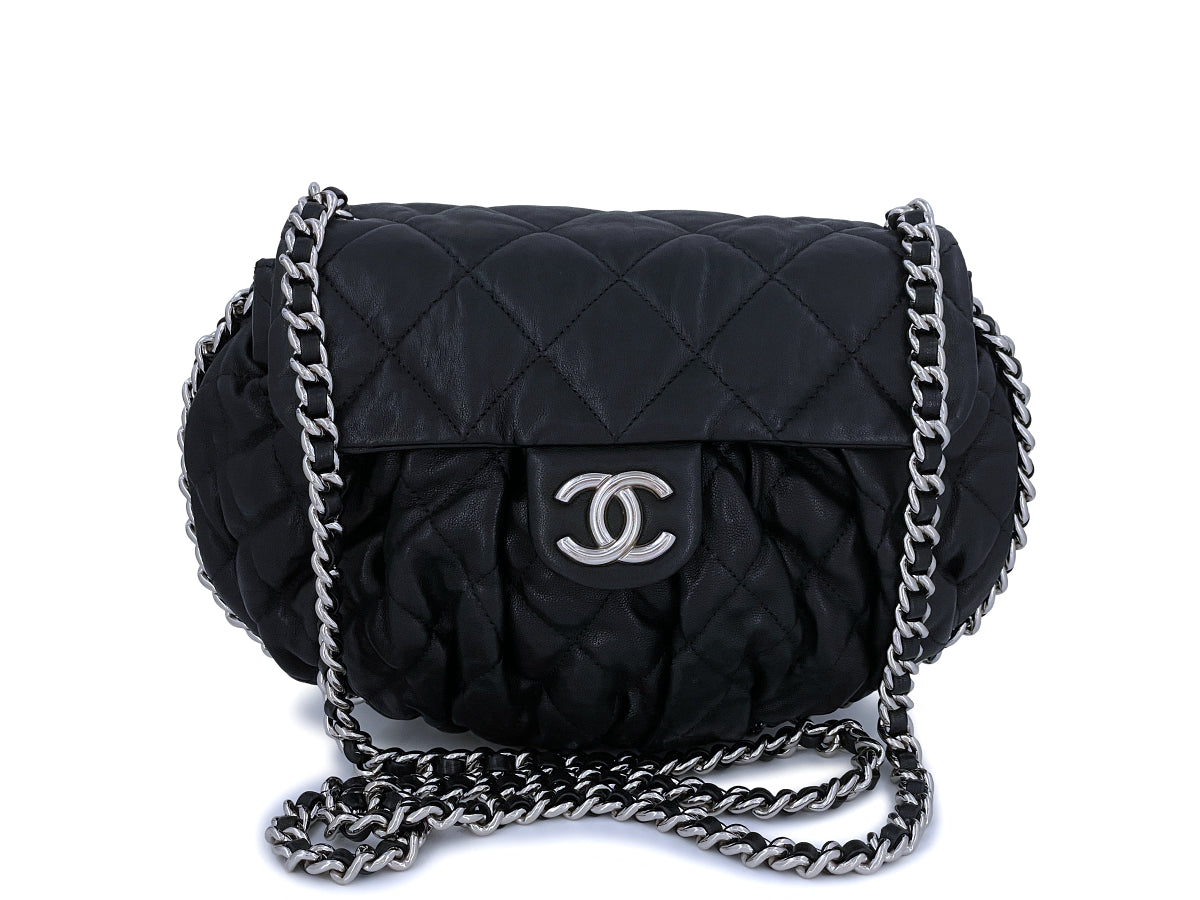 Chanel 2021 Mini Framing Chain Flap Bag - Black Shoulder Bags