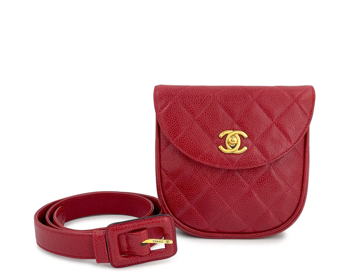 chanel bag signature leather