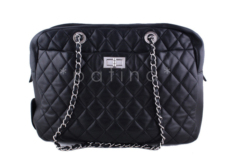 Chanel Black Rare Jumbo XL Reissue Camera Case, Coco Rain Bag – Boutique  Patina